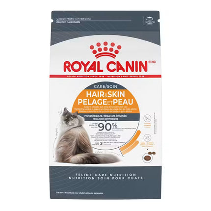 Royal Canin- SUPER PREMIUM Cat Dry Food- Adult Hair and skin Care 400g/2kg/4kg