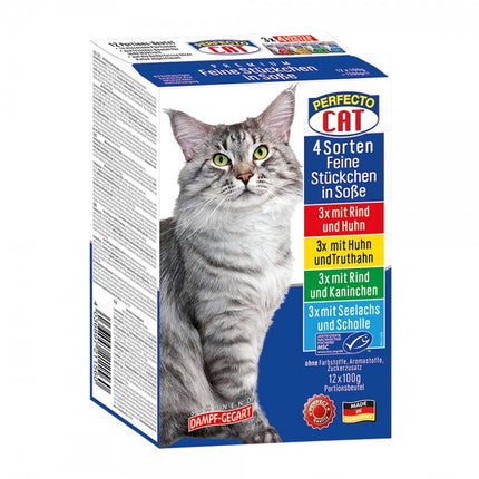 PERFECTO Cat Fine Pieces in sauce 12*100g
