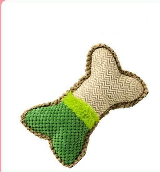 Polyester and Pluf Bone 23x13cm