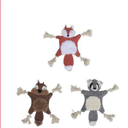 Plush and Polyester Wild Animal Knotted Hands 30cm