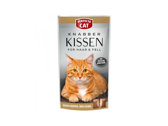 PERFECTO Kissen cat treat with lamb 50g