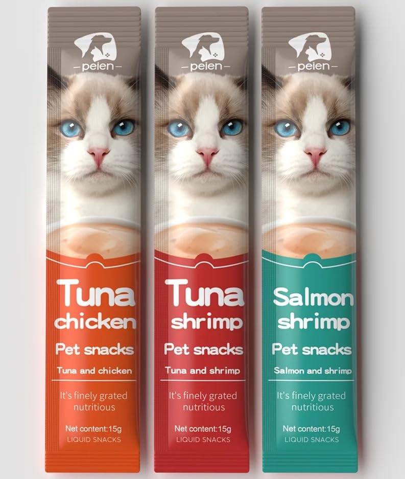 Snack Liquid offer: 60 pcs Of Snack Liquid Treats For Cats 10$