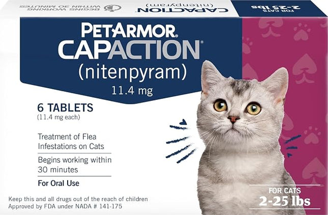 PetArmor Antiparasite Spot On For Cats 11.4mg 2-25lbs