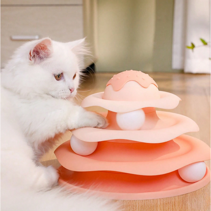 Icecream tower cat toy