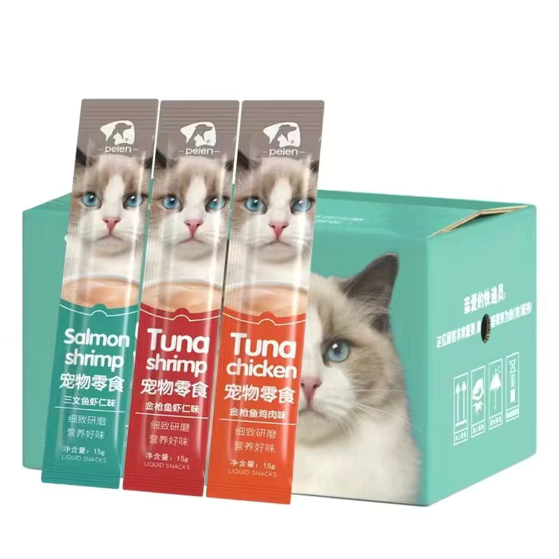 Snack Liquid offer: 60 pcs Of Snack Liquid Treats For Cats 10$