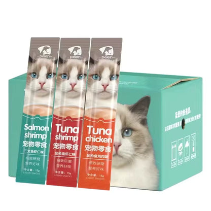 Snack Liquid offer: 60 pcs Of Snack Liquid Treats For Cats 10$