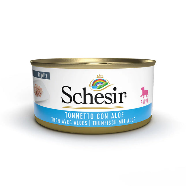 Schesir- Super premium- Puppy Can Chicken with AloeVera/ Tuna with Aloevera 150g