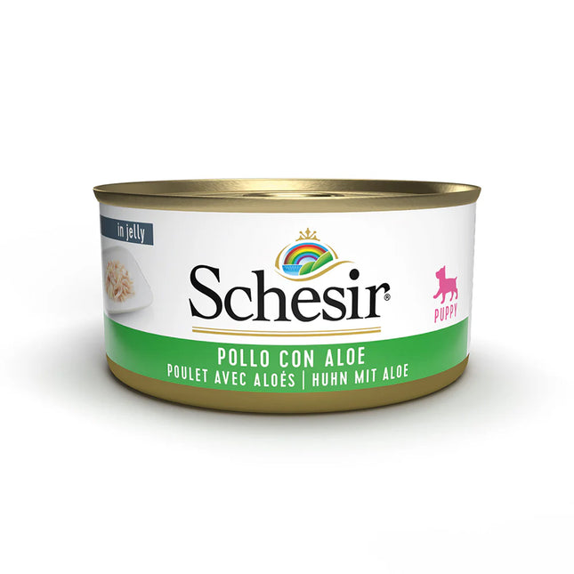 Schesir- Super premium- Puppy Can Chicken with AloeVera/ Tuna with Aloevera 150g