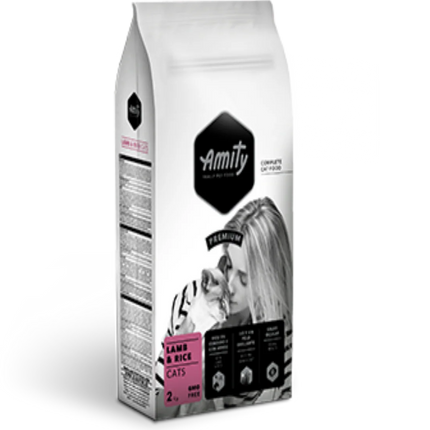 Amity PREMIUM Cat dry food- Adult: Lamb and rice flavor 1kg/2kg/10kg