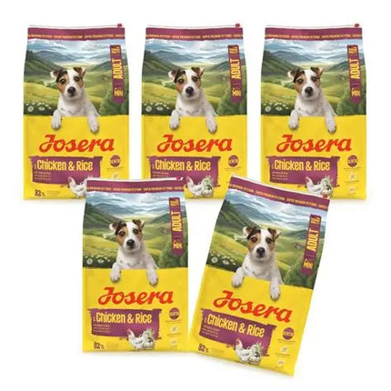 Josera- PREMIUM Dog dry food Mini Adult 5*900g Chicken and Rice
