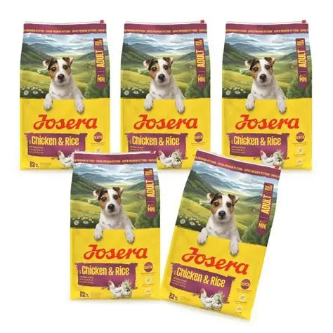 Josera- PREMIUM Dog dry food Mini Adult 5*900g Chicken and Rice