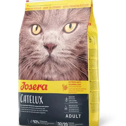 Josera- SUPER PREMIUM Cat Dry Food Adult AntiHairball- Cateluxe- Duck flavor 2kg