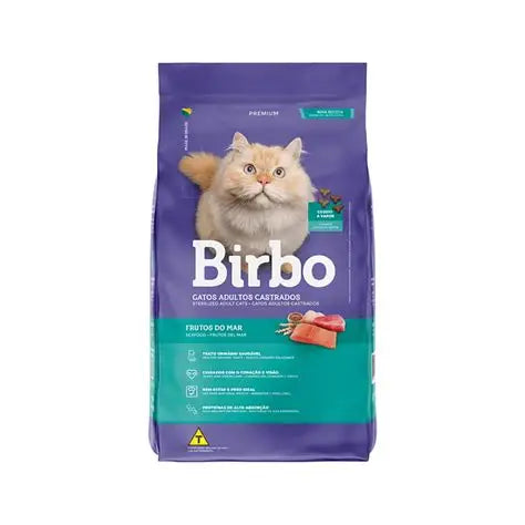 Birbo- PREMIUM cat dry food-Adult Sterilized- SeaFood 1kg