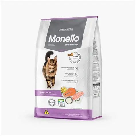 Monello- PREMIUM cat dry food Sterilized Turkey & Salmon (1kg)