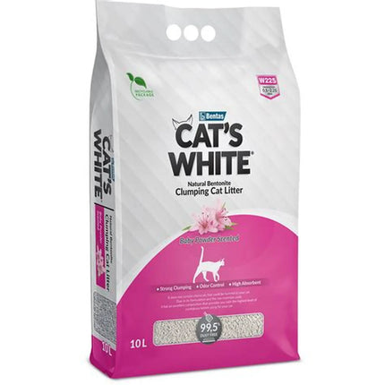 White's Cat Litter 10l: Orange scent/ Aloevera scent/ Lavender scent/ Marseille soap scent/ Unscented/ Active carbon