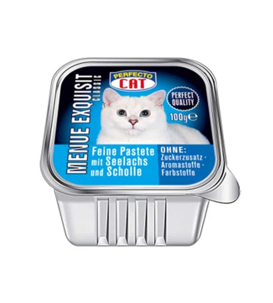 PERFECTO Cat Pate fmenu with salmon 100g