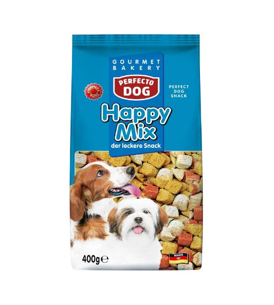 PERFECTO Dog: Happy mix beutel 400g dog treats