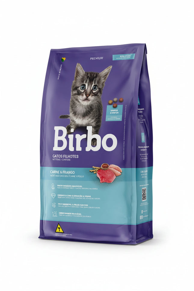 Birbo- PREMIUM cat dry food-KITTEN- Chicken and Beef 1kg