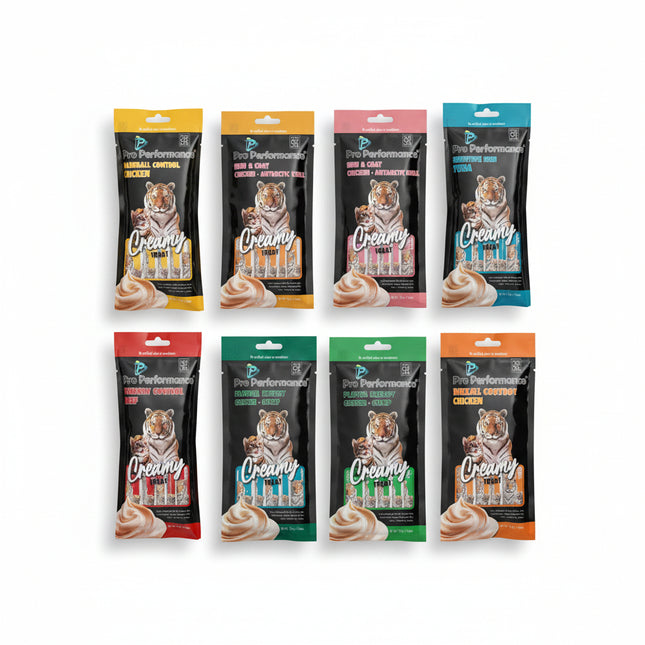 Cat Treat Creamy Liquid Snack-  ProPerformance Chicken/Salmon/Beef/Antarctic Krill 4 pcs/25pcs/60pcs/100pcs