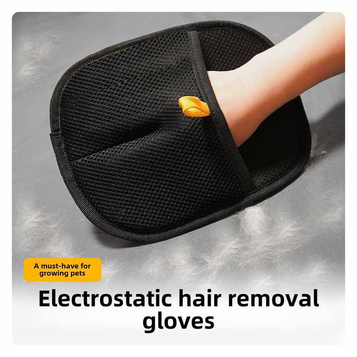 Electrostatic Pet Hair Remover Gloves Multiple Use