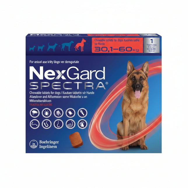 NexGard Spectra – Anti flea, tick, worm and parasite:  Complete Protection for Dogs