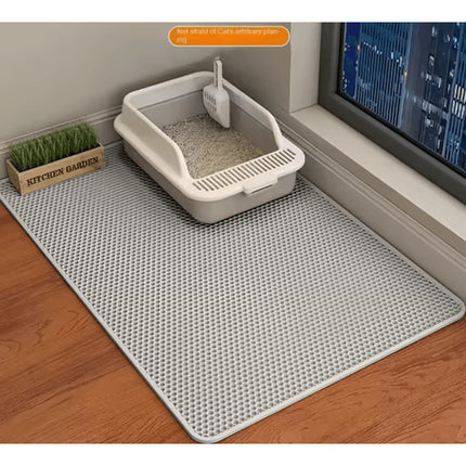 Double Layer Cat Litter Mat Waterproof Non Slip Pet Litter Trap Mat