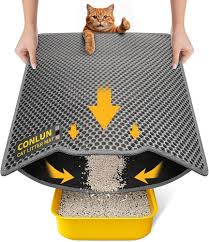 Double Layer Cat Litter Mat Waterproof Non Slip Pet Litter Trap Mat