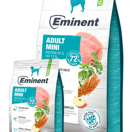 Eminent- SUPER PREMIUM Dog Dry Food- Mini Adult- Chicken flavor 15kg