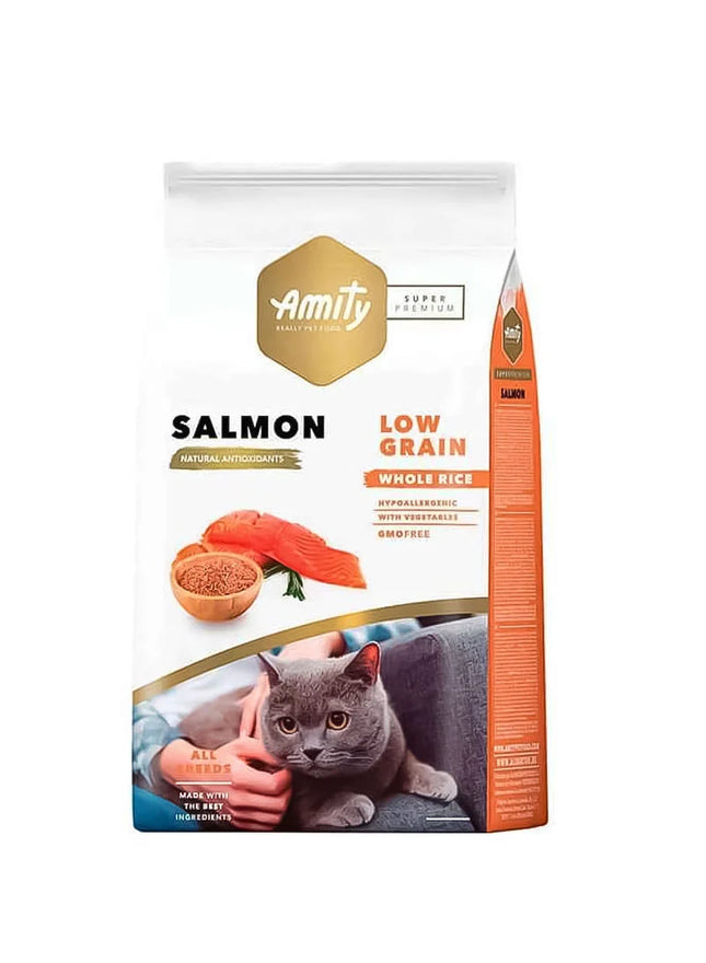 Amity SUPER PREMIUM Cat dry food-Adult: Salmon flavor 2kg/7kg