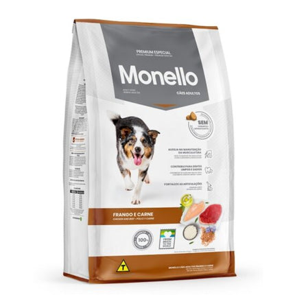 Monello- PREMIUM Dog dry food Adult Chicken And Beef (15kg)