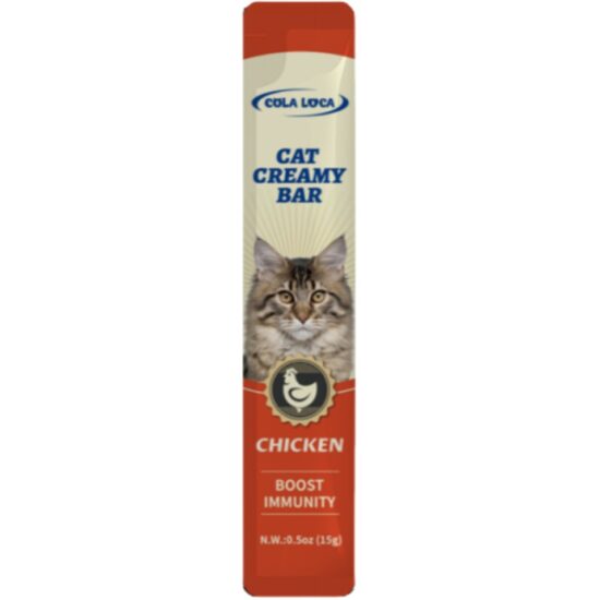 Cat Treat Creamy Liquid Snack-  ColaLoca Cat Creamy Pouch With Salmon/ Tuna/ Chicken 15g
