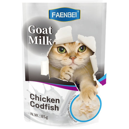 Faenbei- Premium Cat wet food pouches 85g with: Rabbit & Chicken/ Salmon and chicken/ Turkey and chicken/Chicken /Chicken & Cod Fish/Chicken & Rabbit