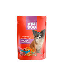 PERFECTO Wise Dog pouche 100g wet food: Mini Adult Beef/Junior Chicken