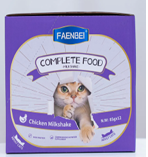 Faenbei- Premium Cat Pouch Mousse 85g With: Chicken Milkshake