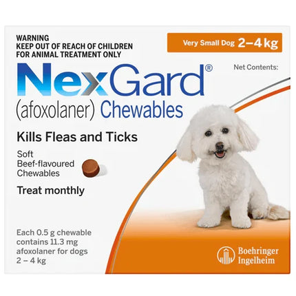 NexGard For Dog - Tick and Flea Protection - 10-25KG - Antiparasite External