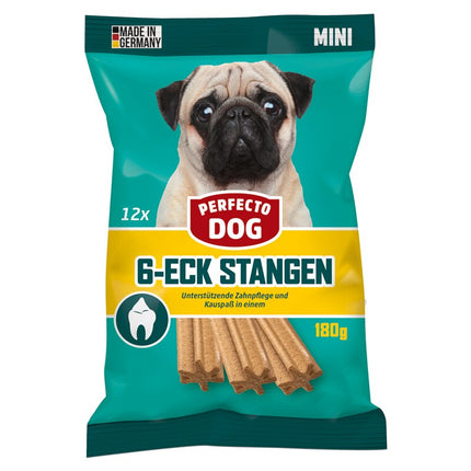 PERFECTO Dog Perfecto dental stick for  Mini breed 180g (12 sticks) dog treats