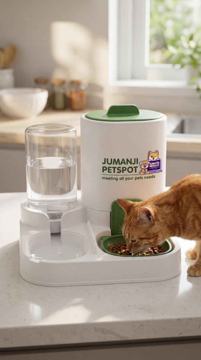 Automatic cat Feeder & Water Dispenser