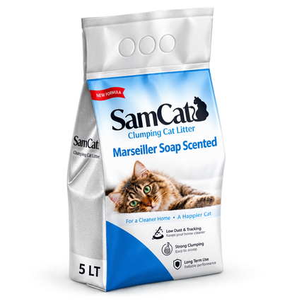 SamCat Clumping Cat Litter 5L