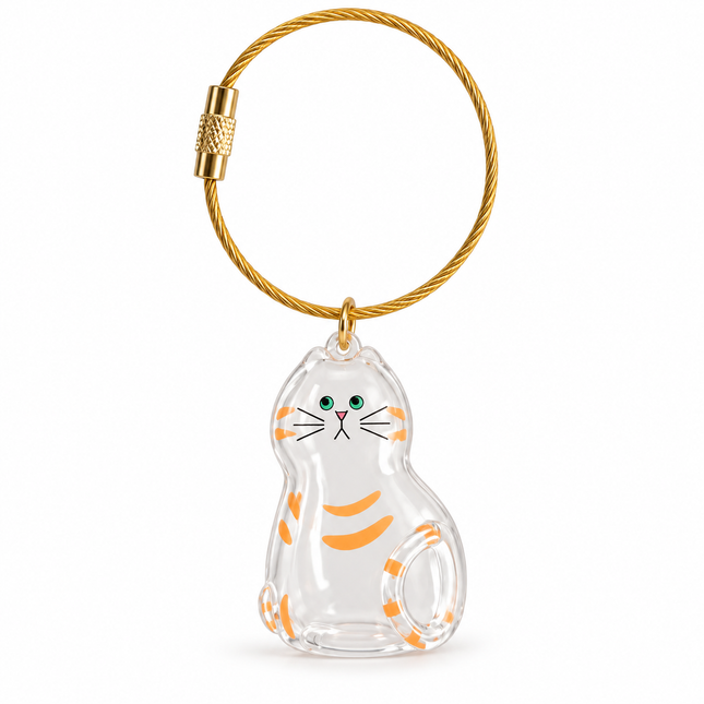 Cat Fur Keepsake Locket Keychain — ميدالية لحفظ شعر قطّك