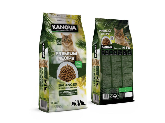 Kanova Premium Recipe Cat - Balanced Nutrition & Energy 10kg