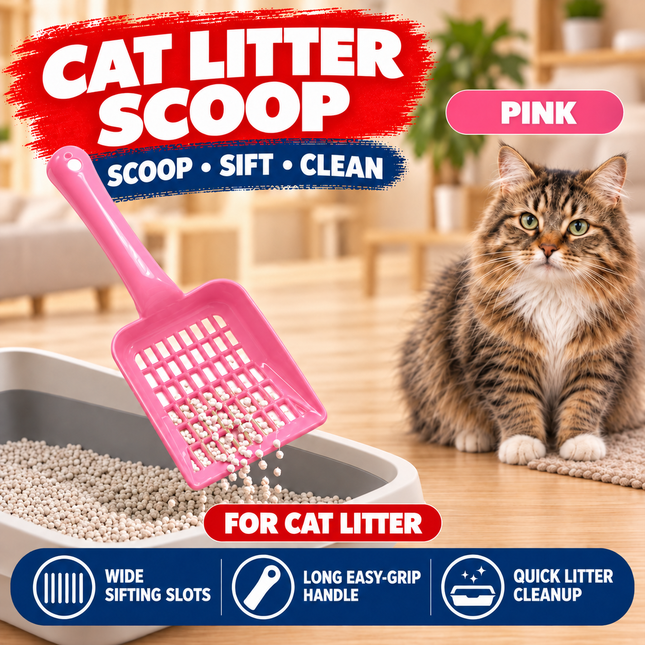 Cat litter scoop