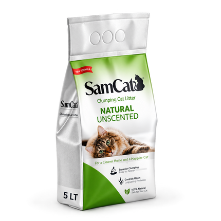 SamCat Clumping Cat Litter 5L