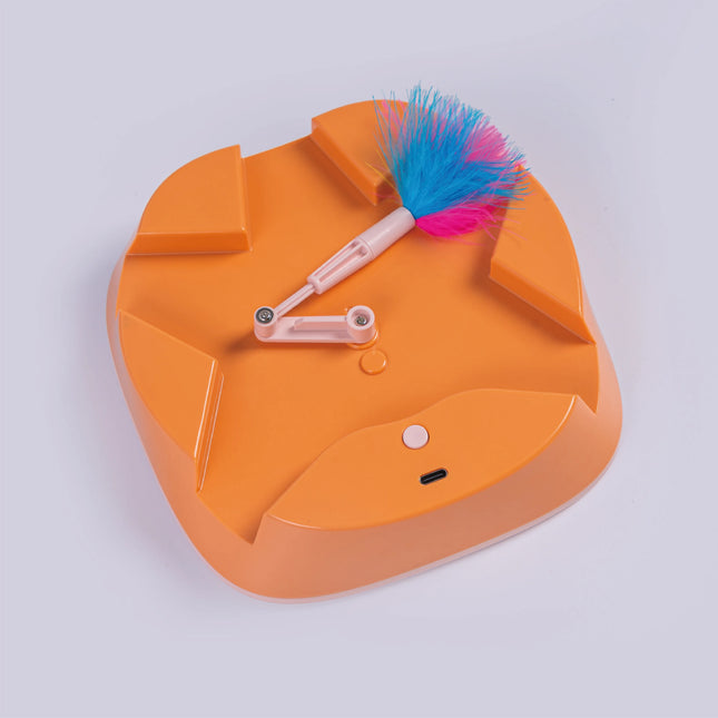 Interactive Cat Toy with Automatic Motion, Plush & Durable, Battery-Powered, Kee