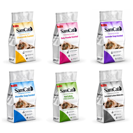 SamCat Clumping Cat Litter 20L