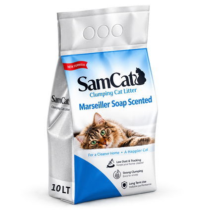 SamCat Clumping Cat Litter 10L
