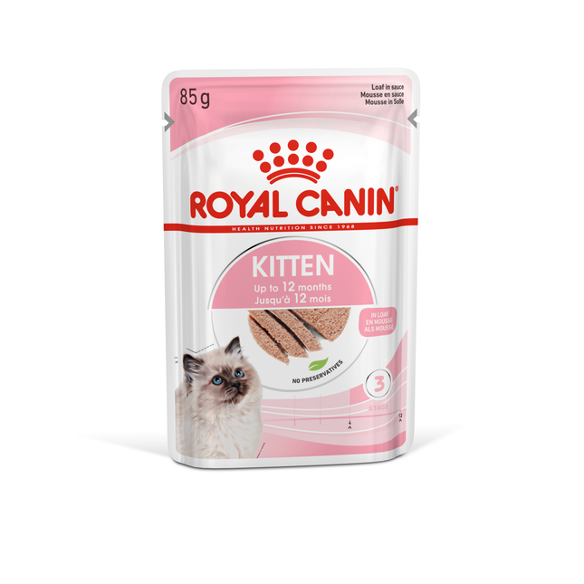 Royal Canin- Cat wet food- Kitten loaf wet gravy 85g